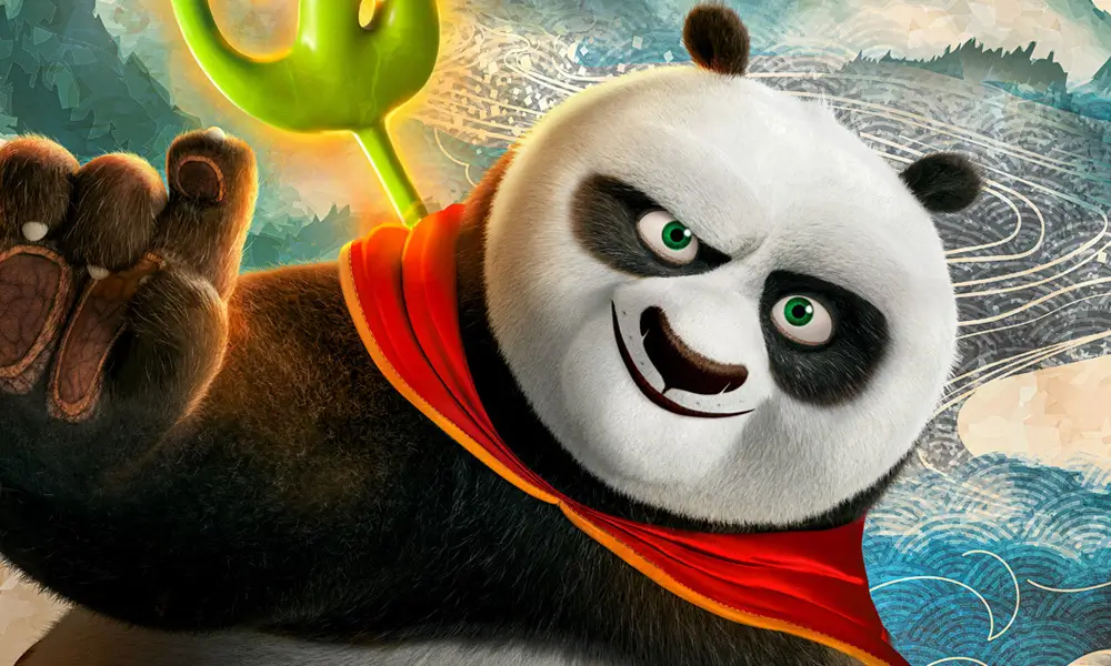 Cartazes dos personagens de "kung fu panda 4"