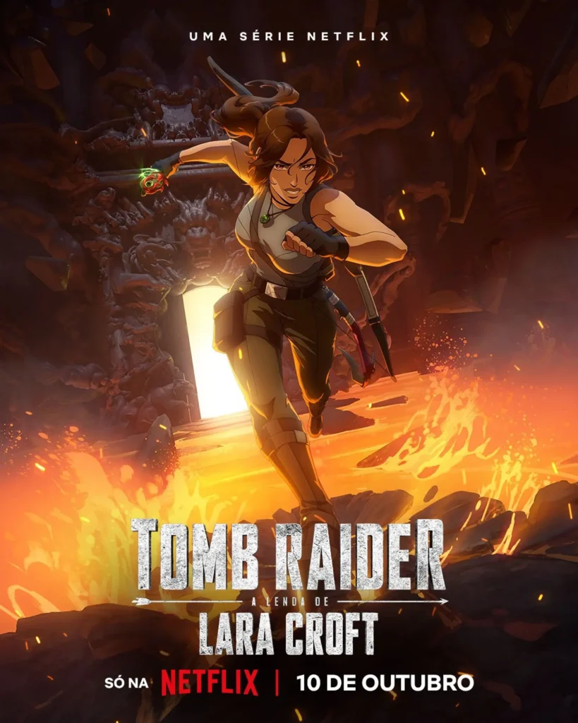 Pôster De Tomb Raider: A Lenda De Lara Croft