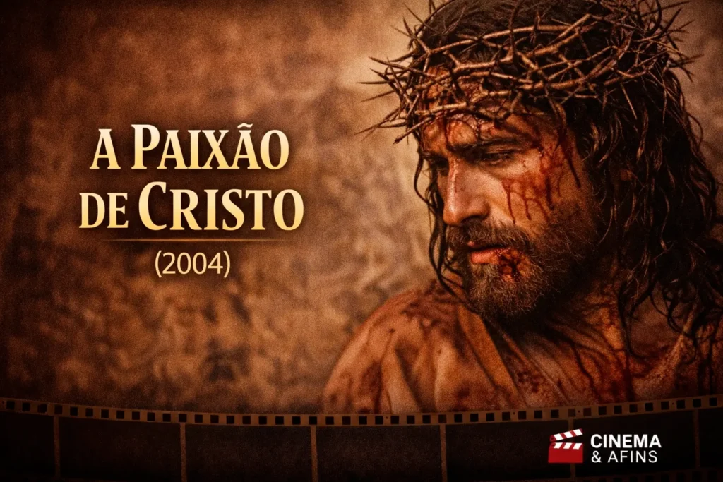 Cena do filme A Paixão de Cristo (2004), com Jesus coroado de espinhos