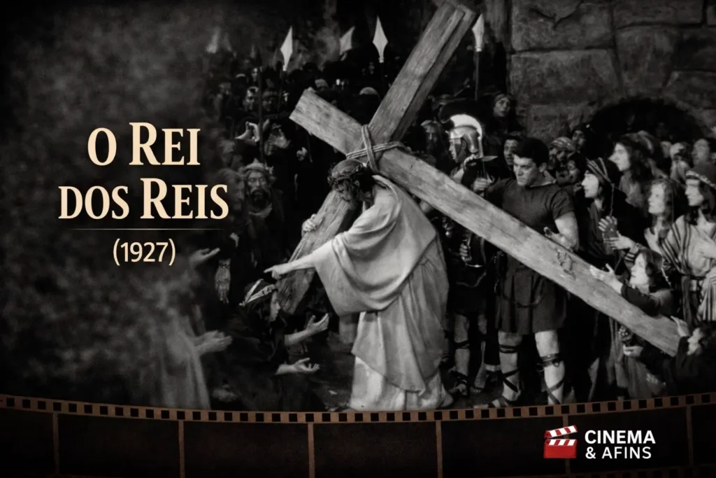 Cena do filme mudo Rei dos Reis (1927), clássico sobre a vida de Jesus Cristo