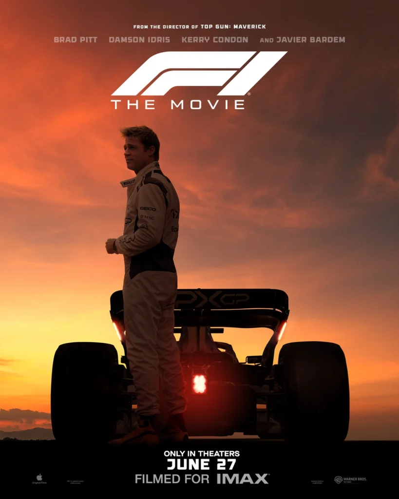 Novo pôster de F1, filme 2025