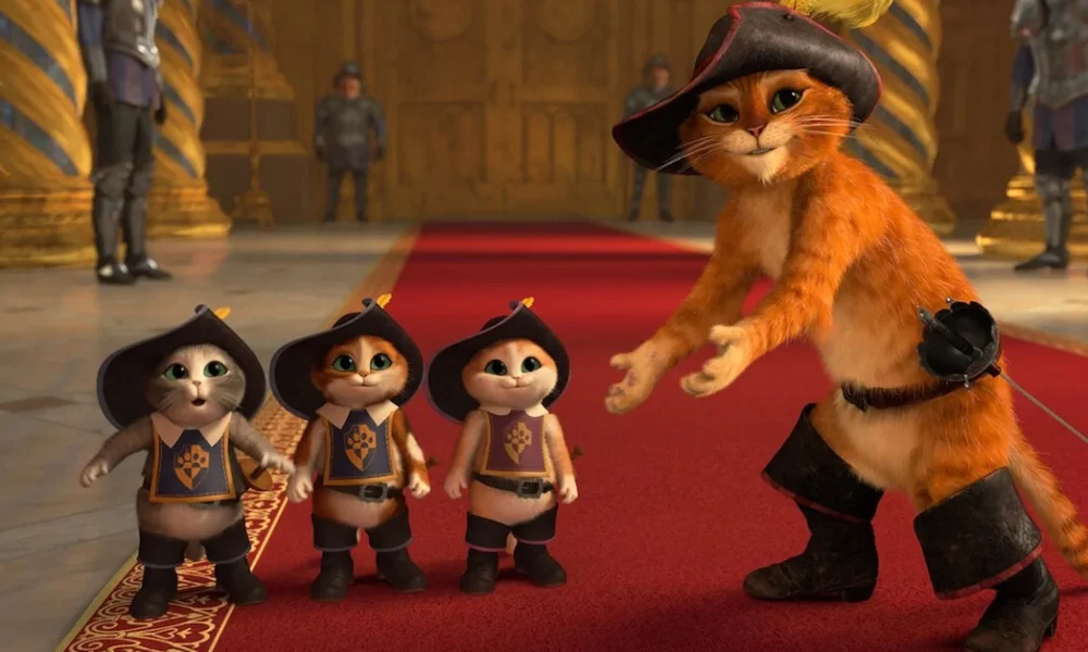 Cena do curta-metragem O Gato de Botas: Os Três Diabos (2012)