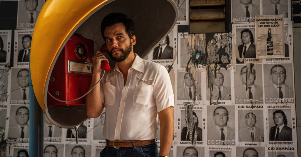 Wagner Moura interpreta Marcelo em O Agente Secreto, filme de Kleber Mendonça Filho ambientado na ditadura militar brasileira. Confira o primeiro teaser