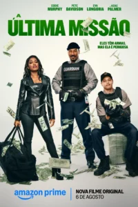 Pôster oficial do filme A Última Missão (2025) com Keke Palmer, Eddie Murphy e Pete Davidson