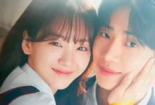Cho Yi-hyun e Choo Young-woo em cena romântica da série A Fada e o Pastor (2025), disponível no Prime Video