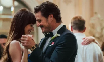 Dakota Johnson e Pedro Pascal dançam juntos em cena romântica do filme Amores Materialistas (2025), uma das estreias de 31 de julho de 2025.