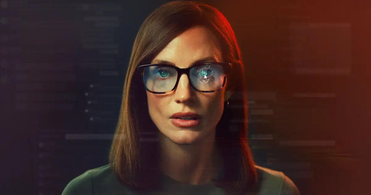Jessica Chastain em cena de divulgação da minissérie de drama criminal "A Especialista" (The Savant), estreia em 26 de setembro no Apple TV+.
