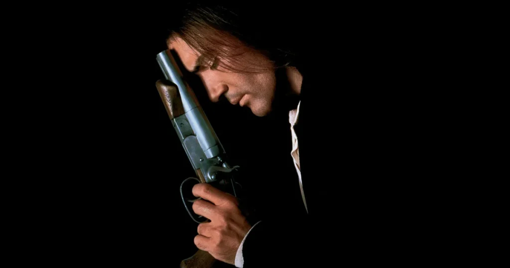 Antonio Banderas como El Mariachi em cena de A Balada do Pistoleiro (1995)