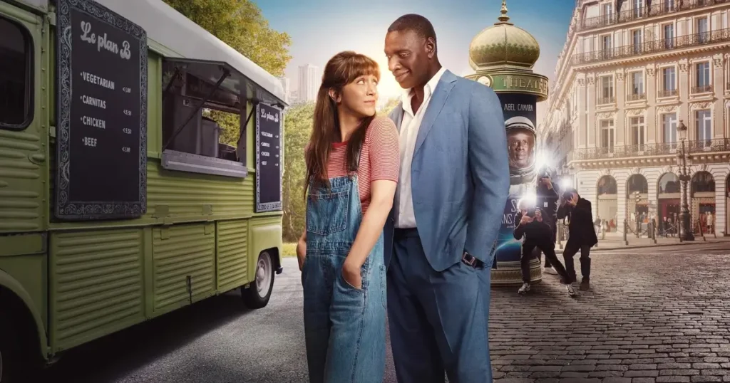 french lover netflix Omar Sy e Sara Giraudeau em cena do filme French Lover, estreia da Netflix em 26 de setembro de 2025.