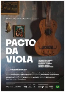 Pôster de Pacto da viola, filme que chega nos cinemas brasileiros no dia 7 de agosto de 2025