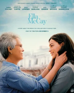 Jamie Lee Curtis e Emma Mackey no cartaz oficial de Imperfeitamente Perfeita (Ella McCay), novo filme de James L. Brooks com estreia em dezembro de 2025.