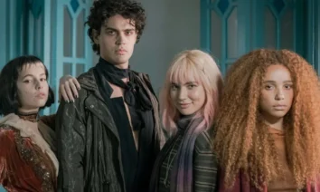 Elenco de Vermelho Sangue com Laura Dutra, Pedro Alves, Alanis Guillen e Leticia Vieira na série de vampiro da Globoplay