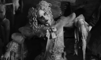Cena de The Dead Dance, clipe dirigido por Tim Burton, divulgado em 03 de setembro de 2025.