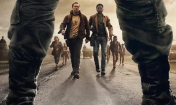 Cena promocional de A Longa Marcha: Caminhe ou Morra (2025), filme de terror dirigido por Francis Lawrence, parte das Estreias de 18 de setembro de 2025 nos cinemas brasileiros.