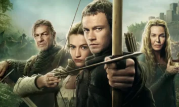 Jack Patten como Robin Hood em cena da série da MGM, com estreia em 2 de novembro de 2025.