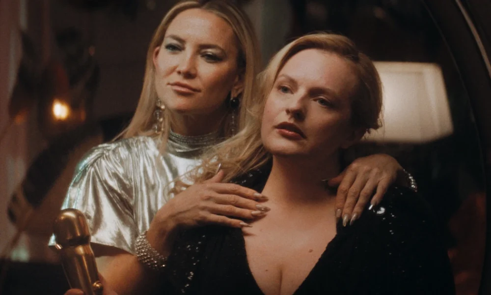 trailer de shell Cena do filme Shell (2024) com Kate Hudson e Elisabeth Moss em clima de tensão psicológica