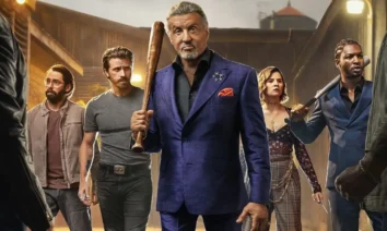 Sylvester Stallone em cena promocional da terceira temporada de Tulsa King, série do Paramount+ que estreia em 21 de setembro no Brasil