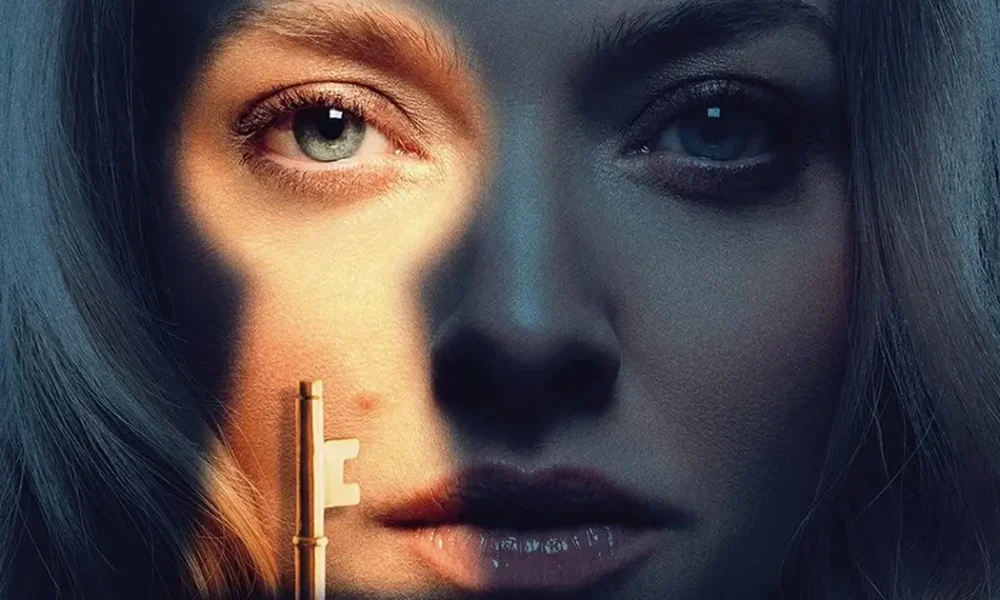 cartazes dos personagens de a empregada Personagens de A Empregada- Amanda Seyfried e Sydney Sweeney em imagem promocional do filme
