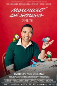 Pôster oficial de Mauricio de Sousa: O Filme (2025), biografia sobre o criador da Turma da Mônica, com estreia nos cinemas nesta semana.