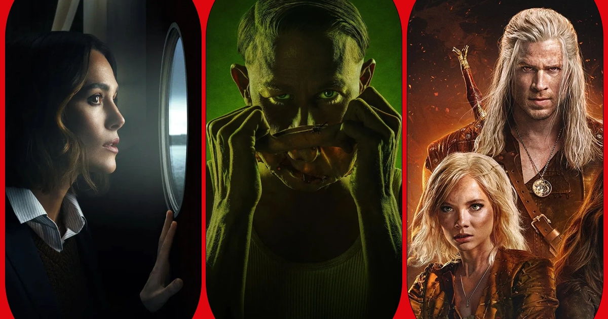 A Mulher na Cabine 10, Monstro: A História de Ed Gein e The Witcher: Temporada 4 entre os destaques da Netflix em outubro de 2025.