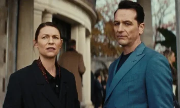 Claire Danes e Matthew Rhys em cena da minissérie O Monstro em Mim (The Beast in Me), produção original da Netflix — Trailer dublado de O Monstro em Mim.