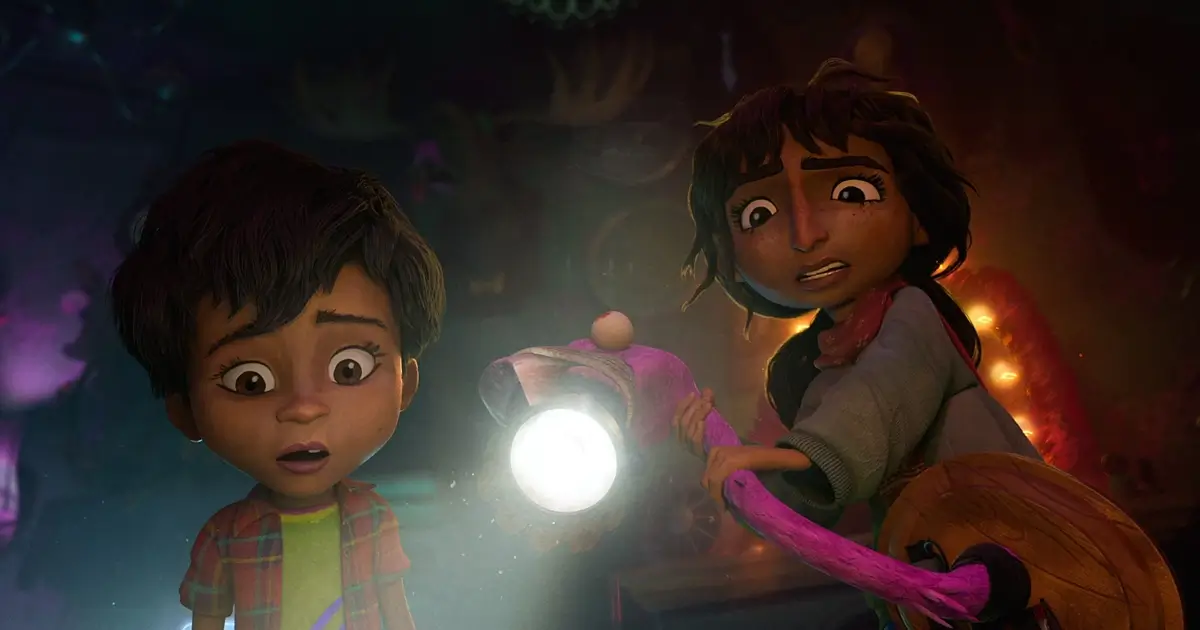Cena do filme de animação Os Pestes (The Twits), nova produção original da Netflix, com estreia marcada para 17 de outubro de 2025.