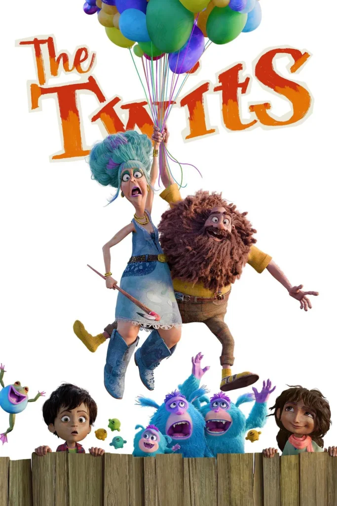 Pôster oficial do filme Os Pestes (The Twits), nova animação original da Netflix inspirada na obra de Roald Dahl, com estreia marcada para 17 de outubro de 2025.