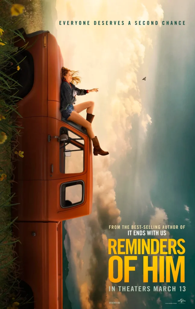 poster de uma segunda chance 2026 Pôster oficial do filme Uma Segunda Chance (Reminders of Him), estrelado por Maika Monroe e dirigido por Vanessa Caswill.