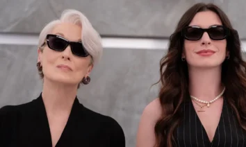 Meryl Streep e Anne Hathaway em cena do primeiro trailer de O Diabo Veste Prada 2