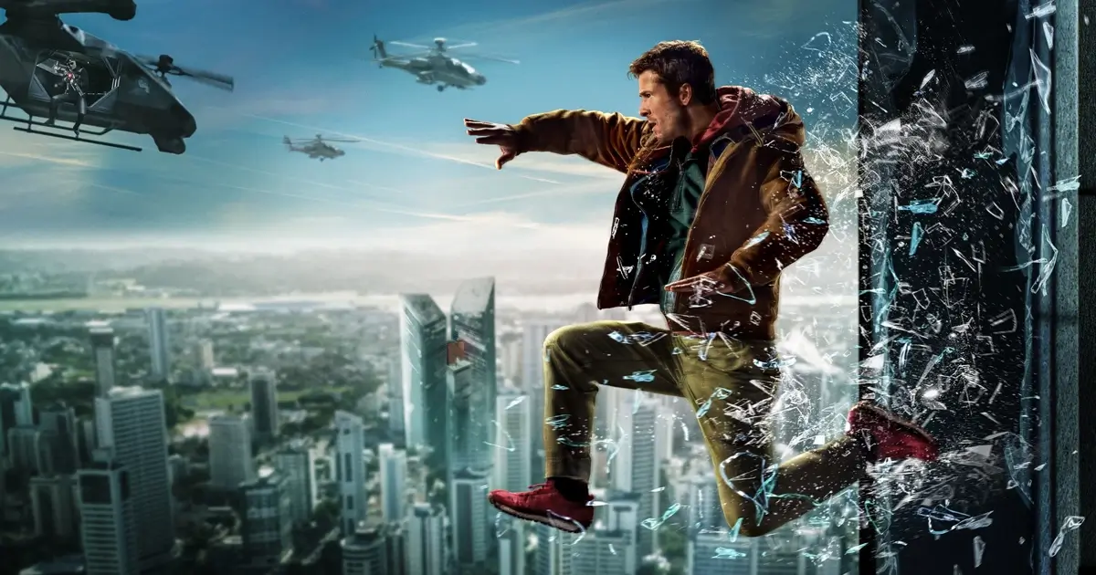 Glen Powell como Ben Richards no trailer final de O Sobrevivente (The Running Man