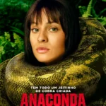 Daniela Melchior envolvida por uma anaconda em destaque nos novos cartazes de Anaconda