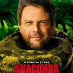 Selton Mello envolvido por uma anaconda gigante nos novos cartazes de Anaconda