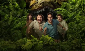 Bilheteria de Anaconda (2025): Steve Zahn, Jack Black, Thandiwe Newton e Paul Rudd fogem de uma anaconda gigante em cena promocional do filme