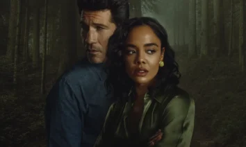 Jon Bernthal e Tessa Thompson em cena de “Dele e Dela”, minissérie de suspense da Netflix que estreia em 8 de janeiro.