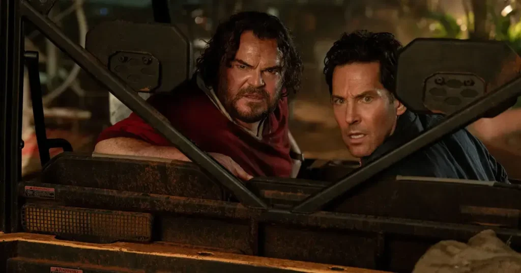 paul rudd jack black anaconda 2025 Paul Rudd e Jack Black contracenam em Anaconda (2025), reboot que aposta na química entre os protagonistas