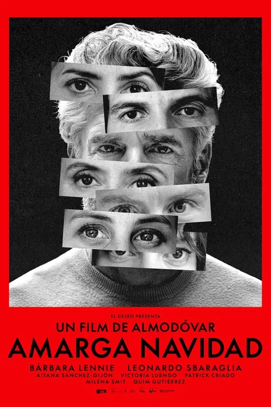 poster de amarga navidad Pôster do filme Amarga Navidad, drama dirigido por Pedro Almodóvar, estrelado por Leonardo Sbaraglia e Bárbara Lennie