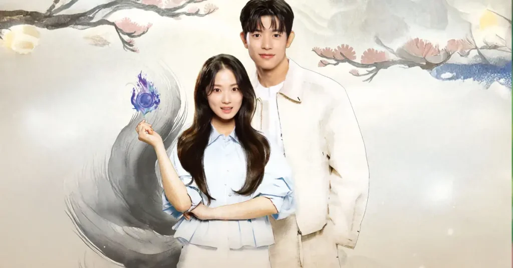 Kim Hye-yoon e Park Solomon como Eun-ho e Kang Si-yeol em imagem promocional da série De Repente Humana, dorama da Netflix