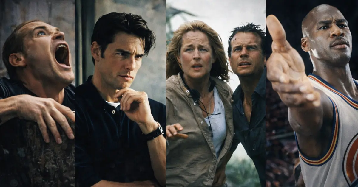 Filmes clássicos que completam 30 anos em 2026: Trainspotting, Missão Impossível, Twister, Space Jam e A Rocha de 1996