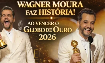 wagner moura globo de ouro 2026 Wagner Moura celebra vitória histórica no Globo de Ouro 2026 com o prêmio de Melhor Ator em Filme de Drama por O Agente Secreto