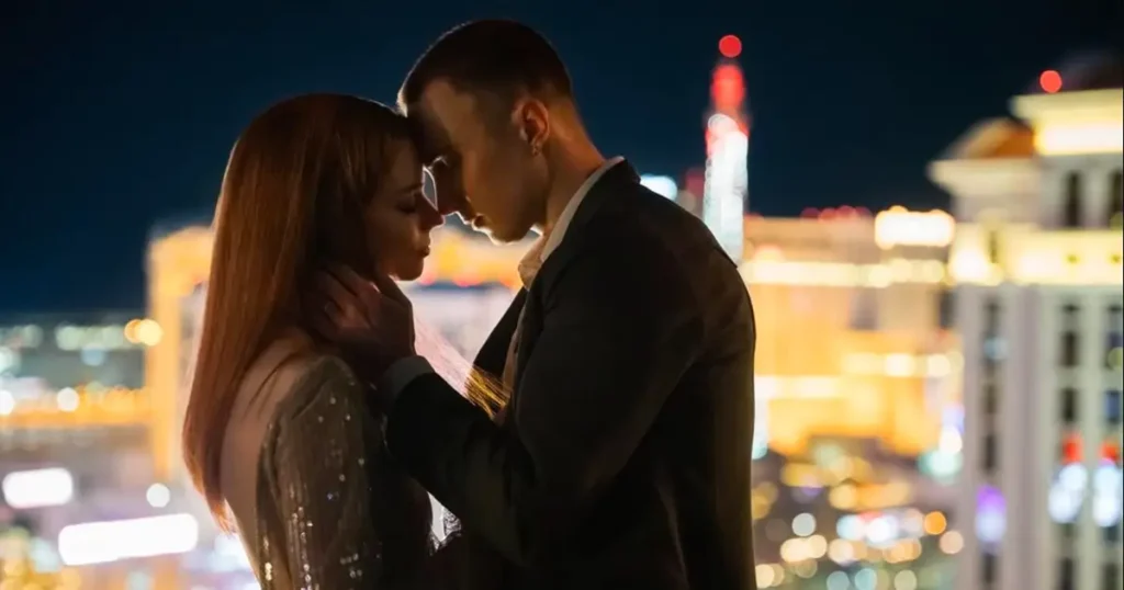 Anya Taylor-Joy e Drew Starkey em cena da série Lucky, da Apple TV+.