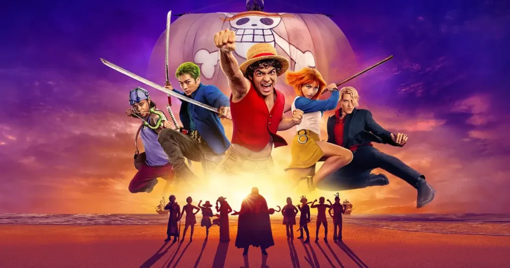 one piece temporada 2 Elenco de One Piece em pôster oficial da 2ª temporada, destaque entre as estreias da Netflix em março.