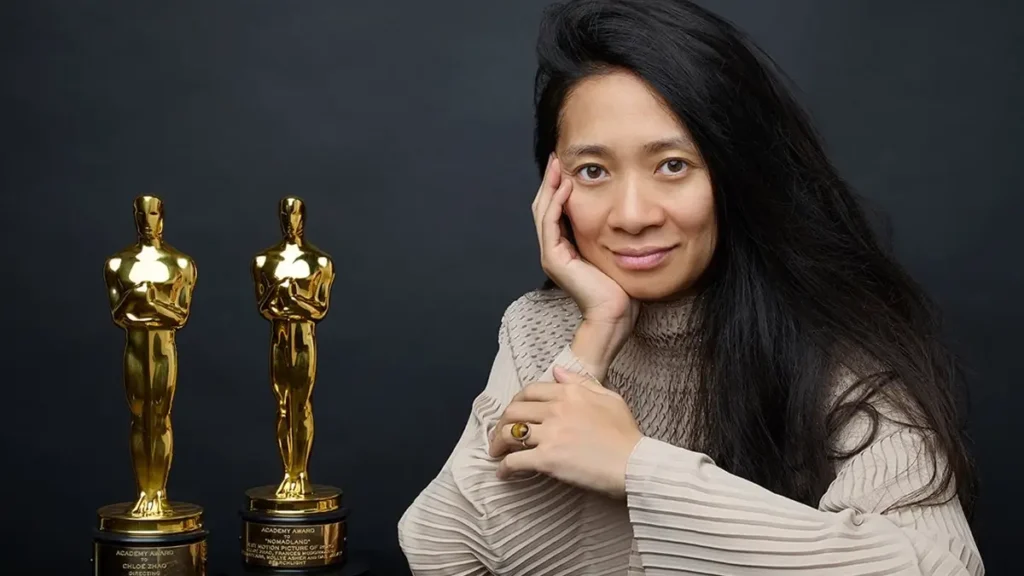 Chloé Zhao, diretora do filme Hamnet, indicada ao Oscar 2026 de Melhor Direção