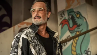 Rodrigo Santoro como Abu em teaser de Corrida dos Bichos (2026), filme do Prime Video dirigido por Fernando Meirelles