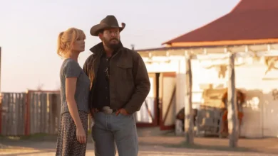 Cole Hauser e Kelly Reilly em cena da série Dutton Ranch (2026), derivada de Yellowstone