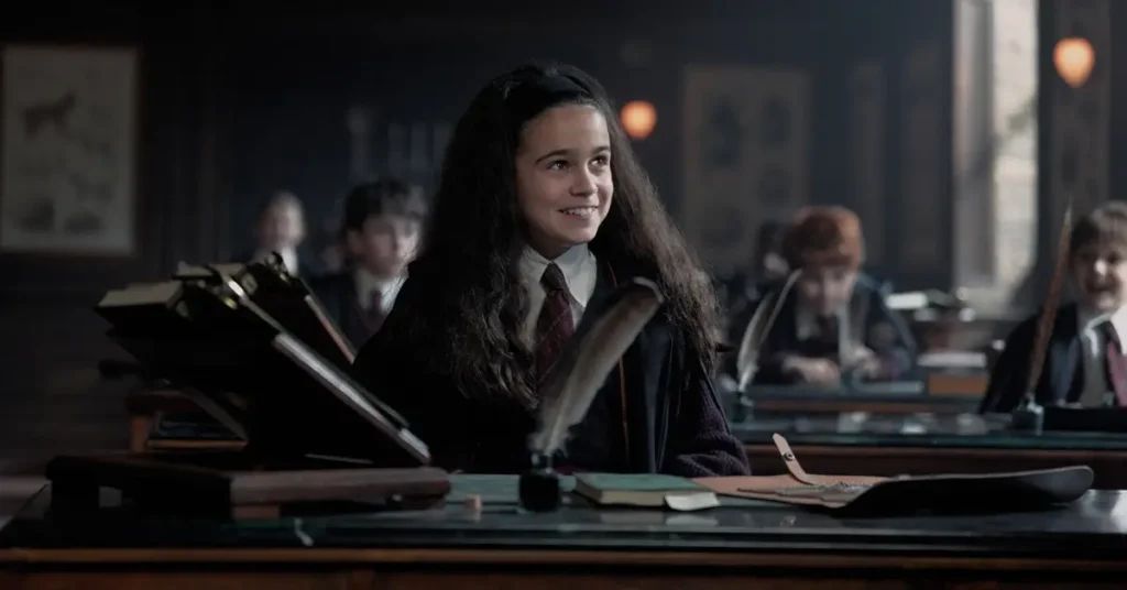 Arabella Stanton como Hermione Granger na série Harry Potter (2026)