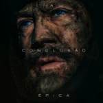 Javier Bardem em Duna Parte 3 como Stilgar com rosto coberto de areia pôster oficial