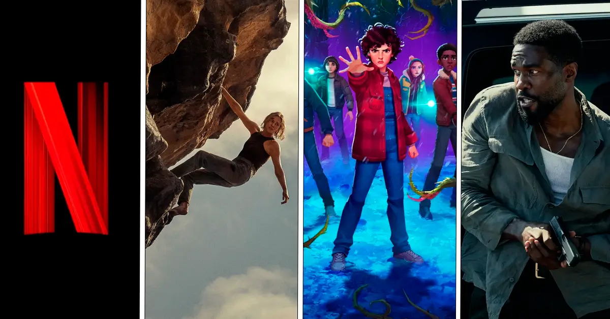 Netflix em abril de 2026 com destaque para O Jogo do Predador, Stranger Things: Histórias de 85 e Homem em Chamas