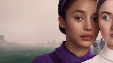 Lucy Halliday e Chase Infiniti em Os Testamentos (2026), protagonistas da nova geração em Gilead