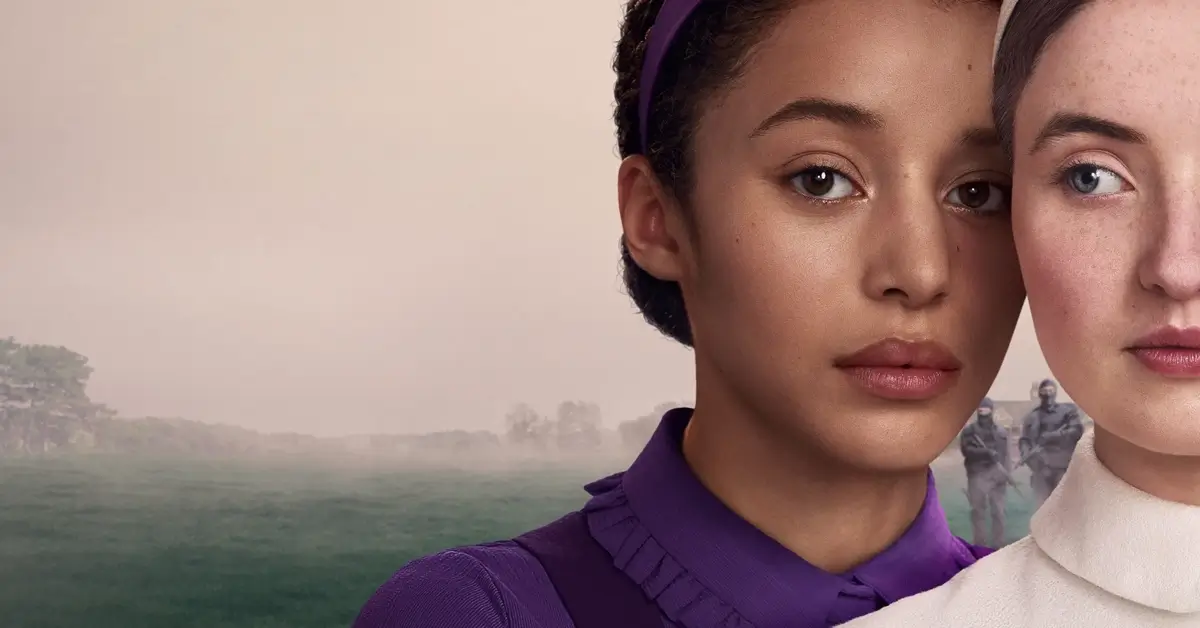 os testamentos das filhas de gilead serie Lucy Halliday e Chase Infiniti em Os Testamentos (2026), protagonistas da nova geração em Gilead