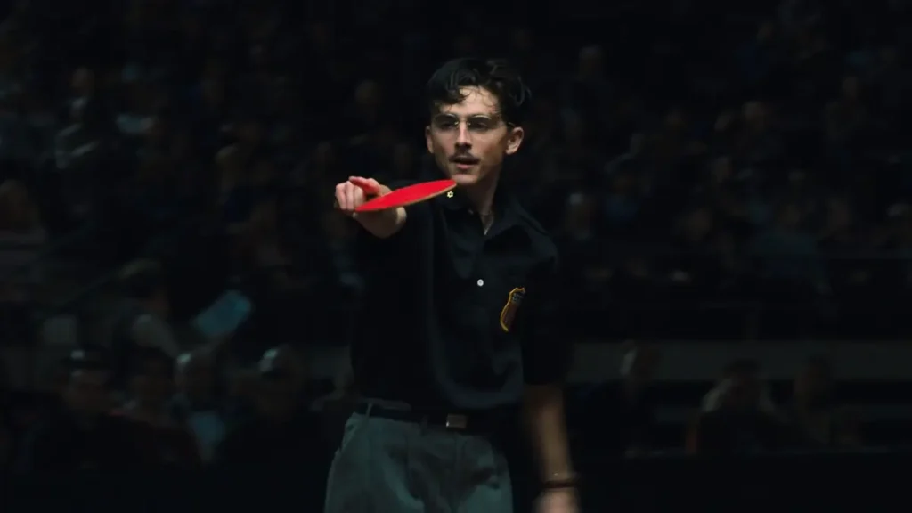 Timothée Chalamet em Marty Supreme, indicado ao Oscar 2026 de Melhor Ator